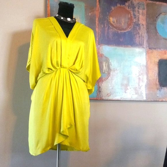BTFL-life Neon Green Tunic Shirt Dress  Size S - Picture 3 of 17